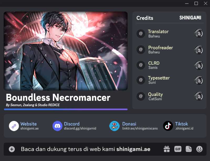 Komik Boundless Necromancer Chapter 94 gambar nomor 1