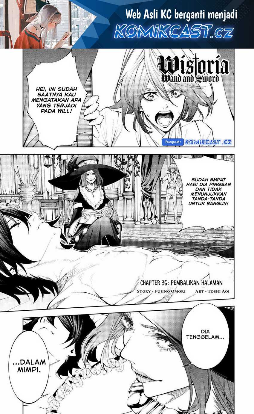 Manga Tsue to Tsurugi no Wistoria Chapter 36 gambar nomor 2