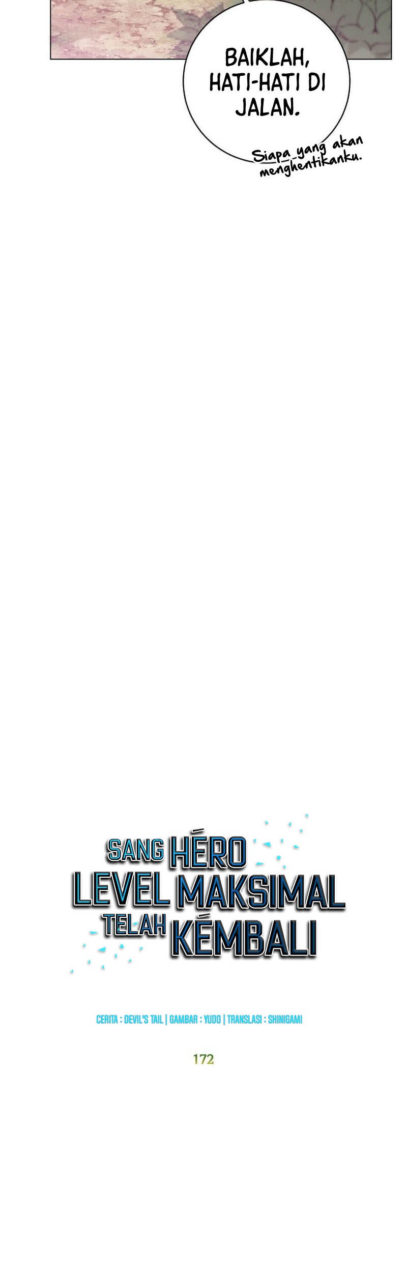 The MAX leveled hero will return! Chapter 172 Gambar 31