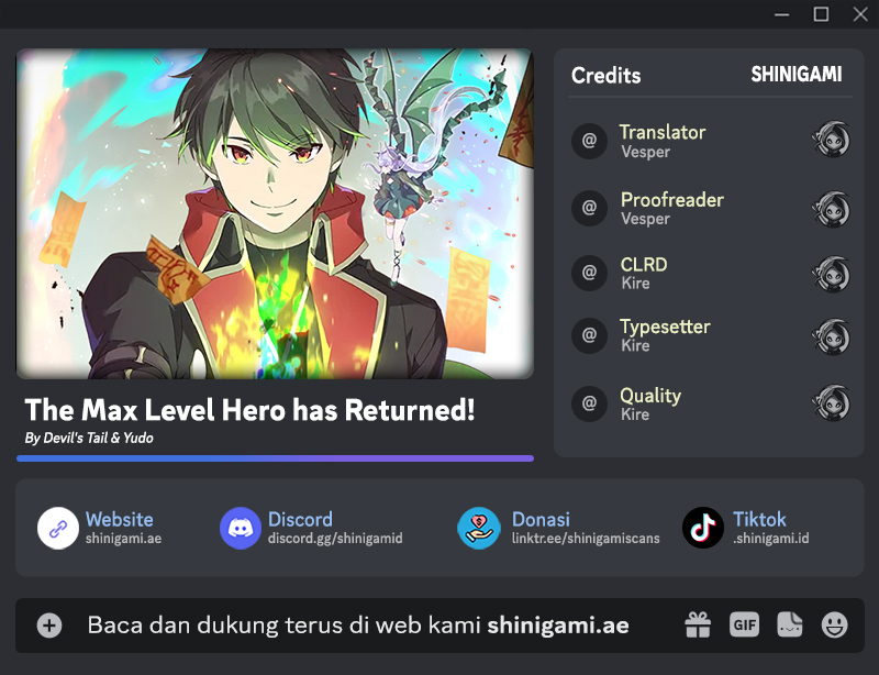 Komik The MAX leveled hero will return! Chapter 171 gambar nomor 1