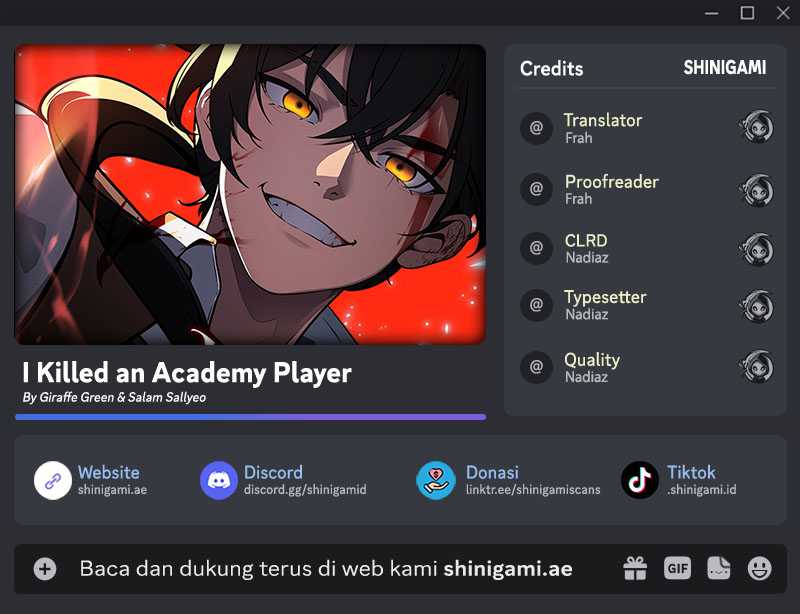 Komik I Killed An Academy Player Chapter 43 gambar nomor 1