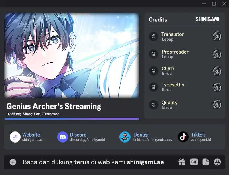 Komik Genius Archer’s Streaming Chapter 31 gambar nomor 1