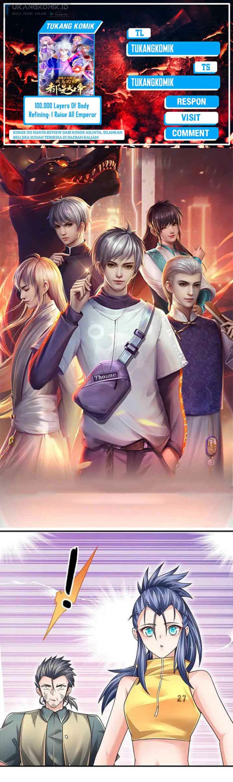 Komik 100.000 Layers Of Body Refining: I Raise All Emperor Chapter 256 gambar nomor 1