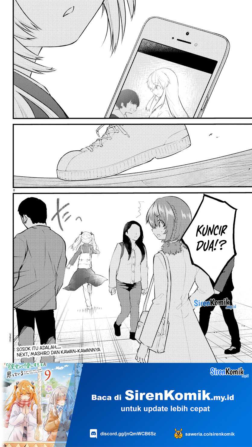 Koe ga dasenai Shoujo wa “Kanojo ga Yasashisugiru” to Omotte iru Chapter 161 Gambar 9