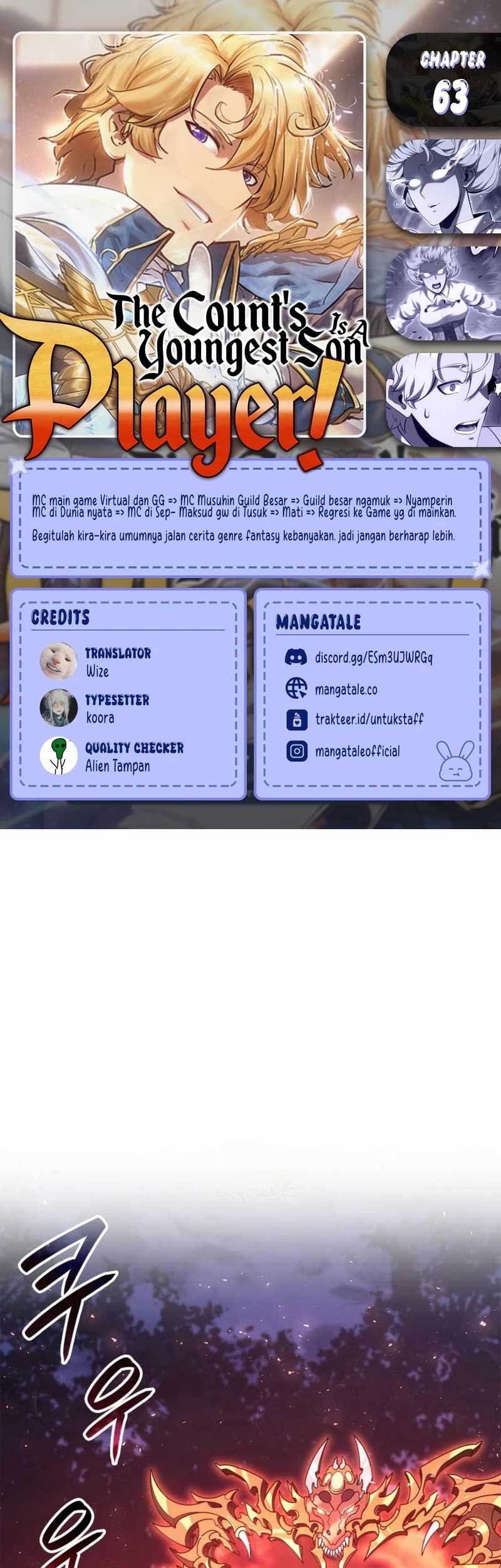 Komik The Count’s Youngest Son Is A Player! Chapter 63 gambar nomor 1