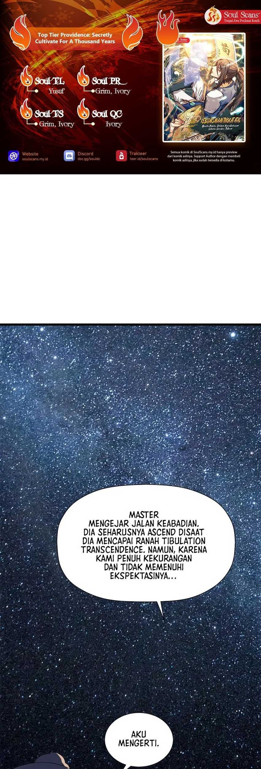Komik Top Tier Providence: Secretly Cultivate for a Thousand Years Chapter 164 gambar nomor 1