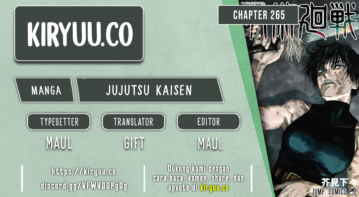 Komik Jujutsu Kaisen Chapter 265 gambar nomor 1