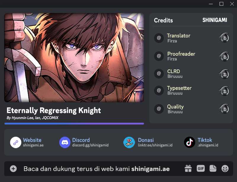 Komik Eternally Regressing Knight Chapter 17 gambar nomor 1