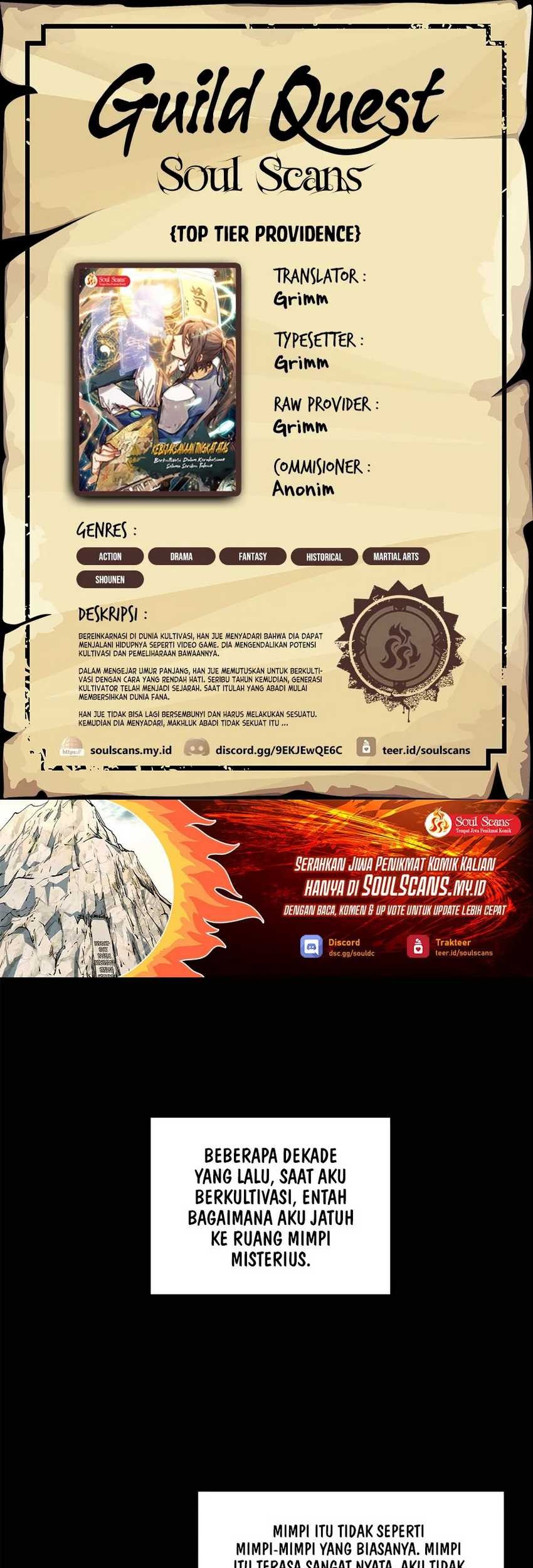 Komik Top Tier Providence: Secretly Cultivate for a Thousand Years Chapter 172 gambar nomor 1