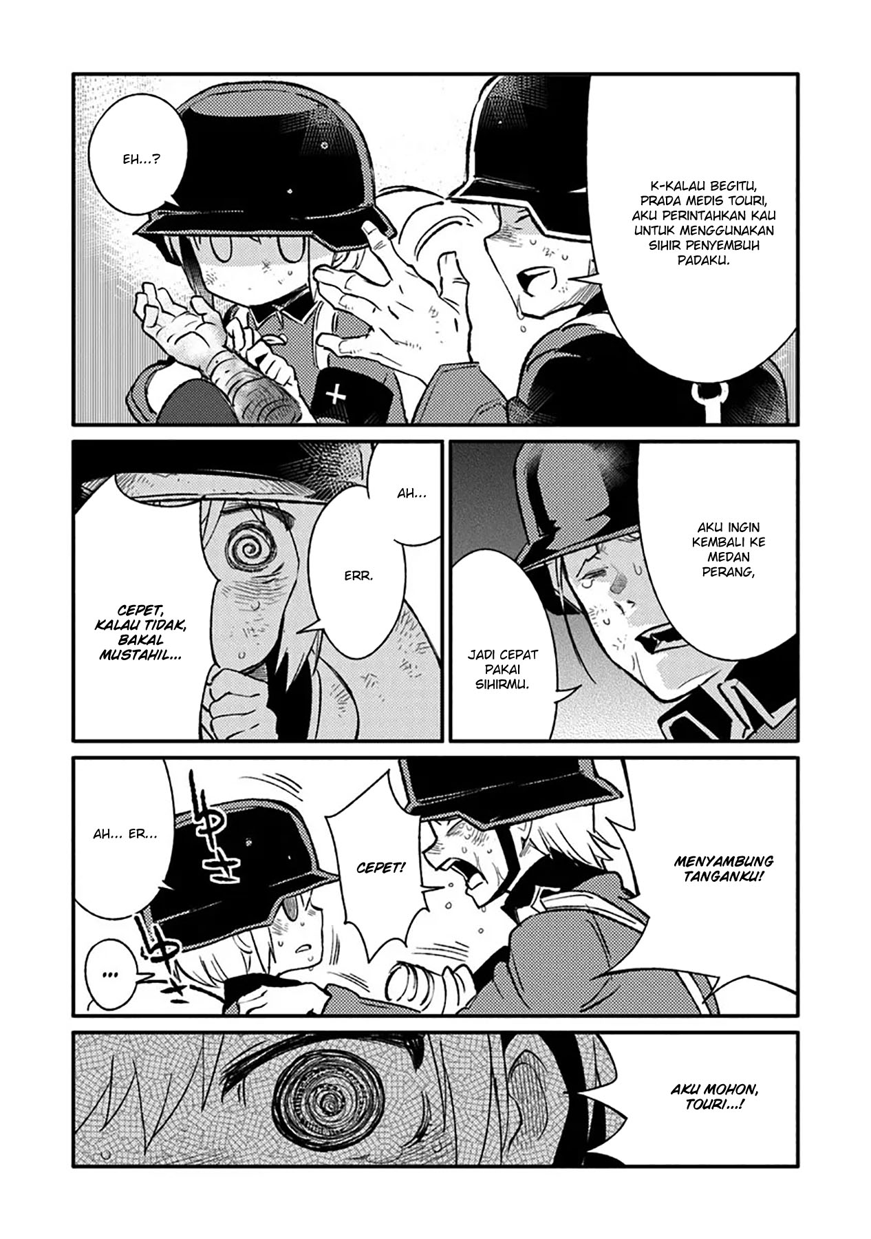 TS Eiseihei-san no Senjou Nikki Chapter 10 Gambar 14