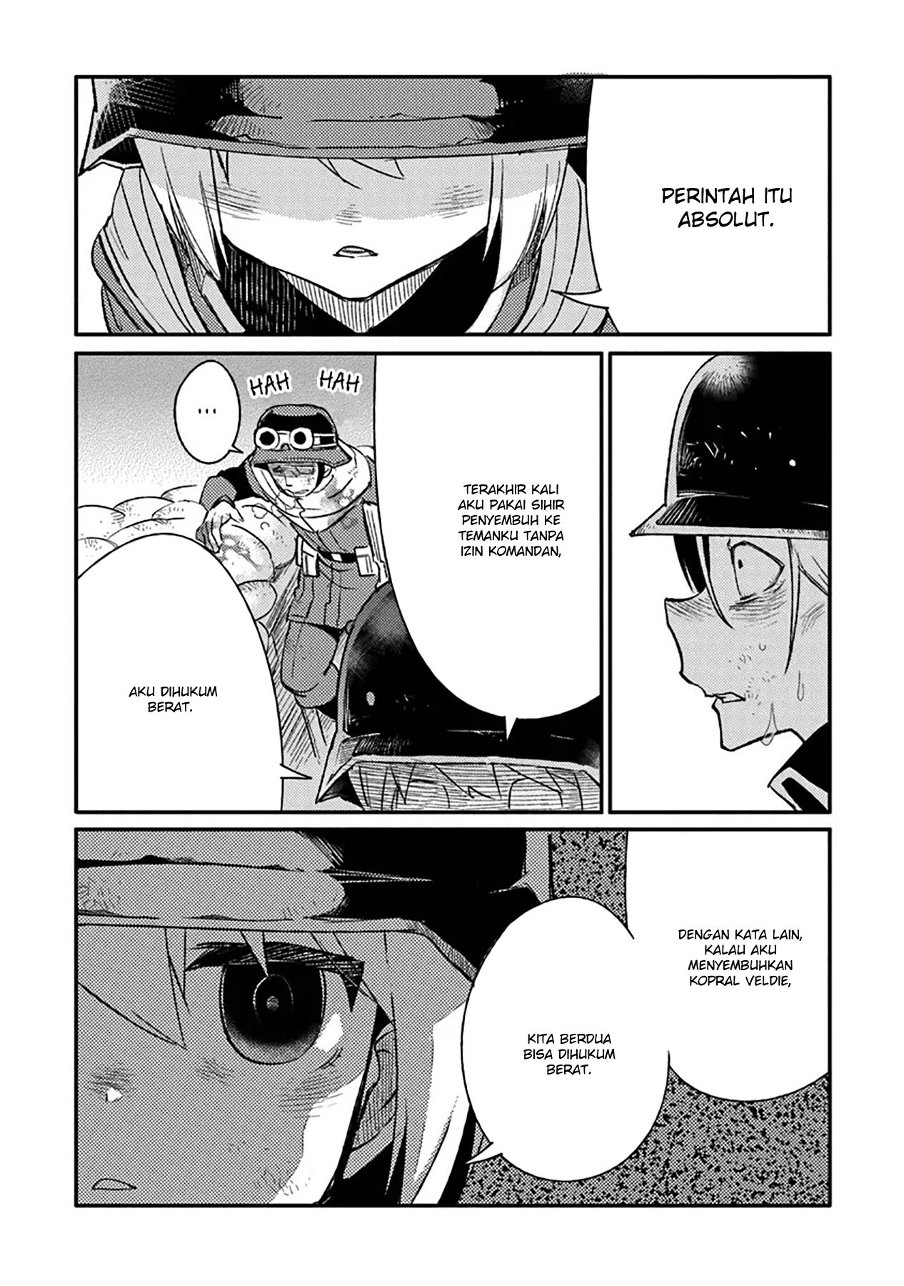 TS Eiseihei-san no Senjou Nikki Chapter 10 Gambar 16