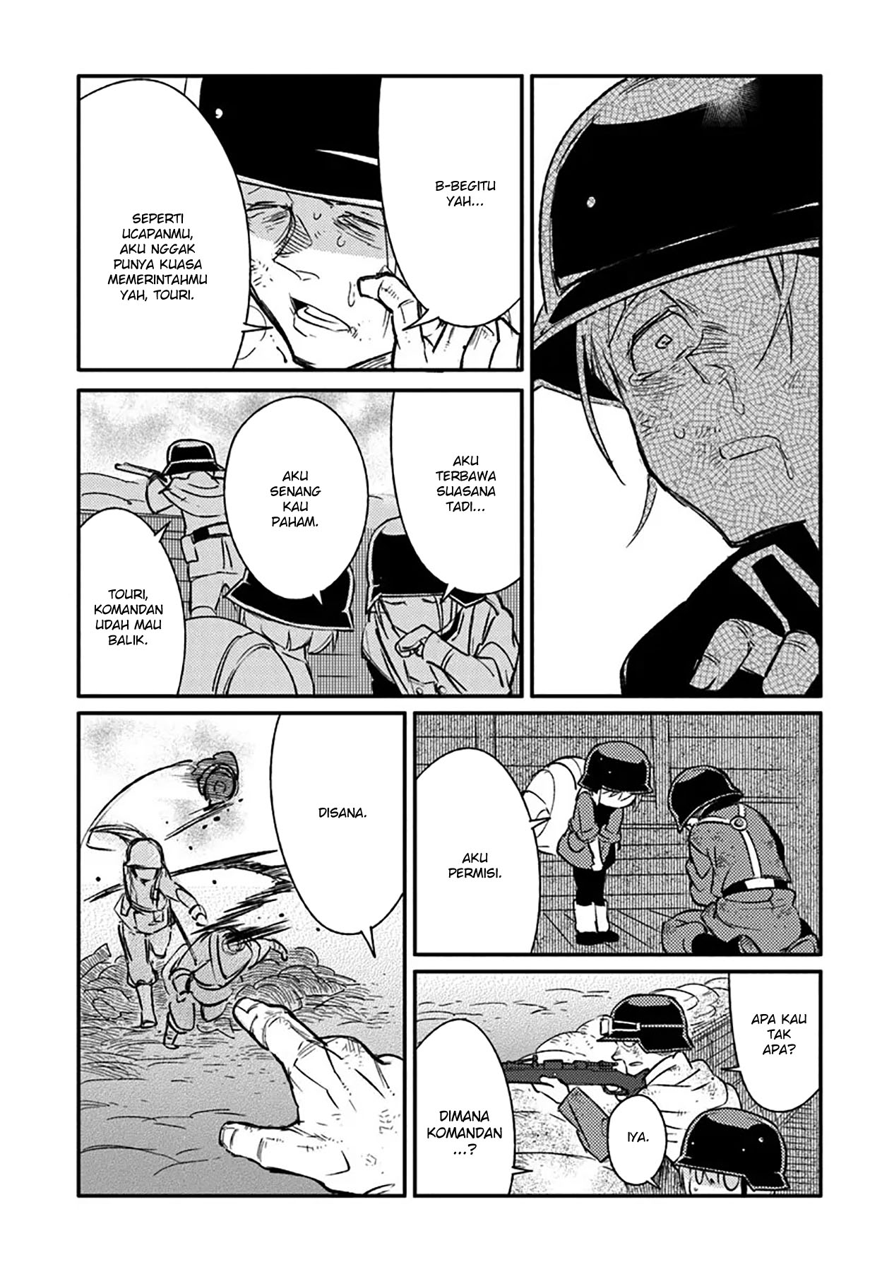 TS Eiseihei-san no Senjou Nikki Chapter 10 Gambar 19