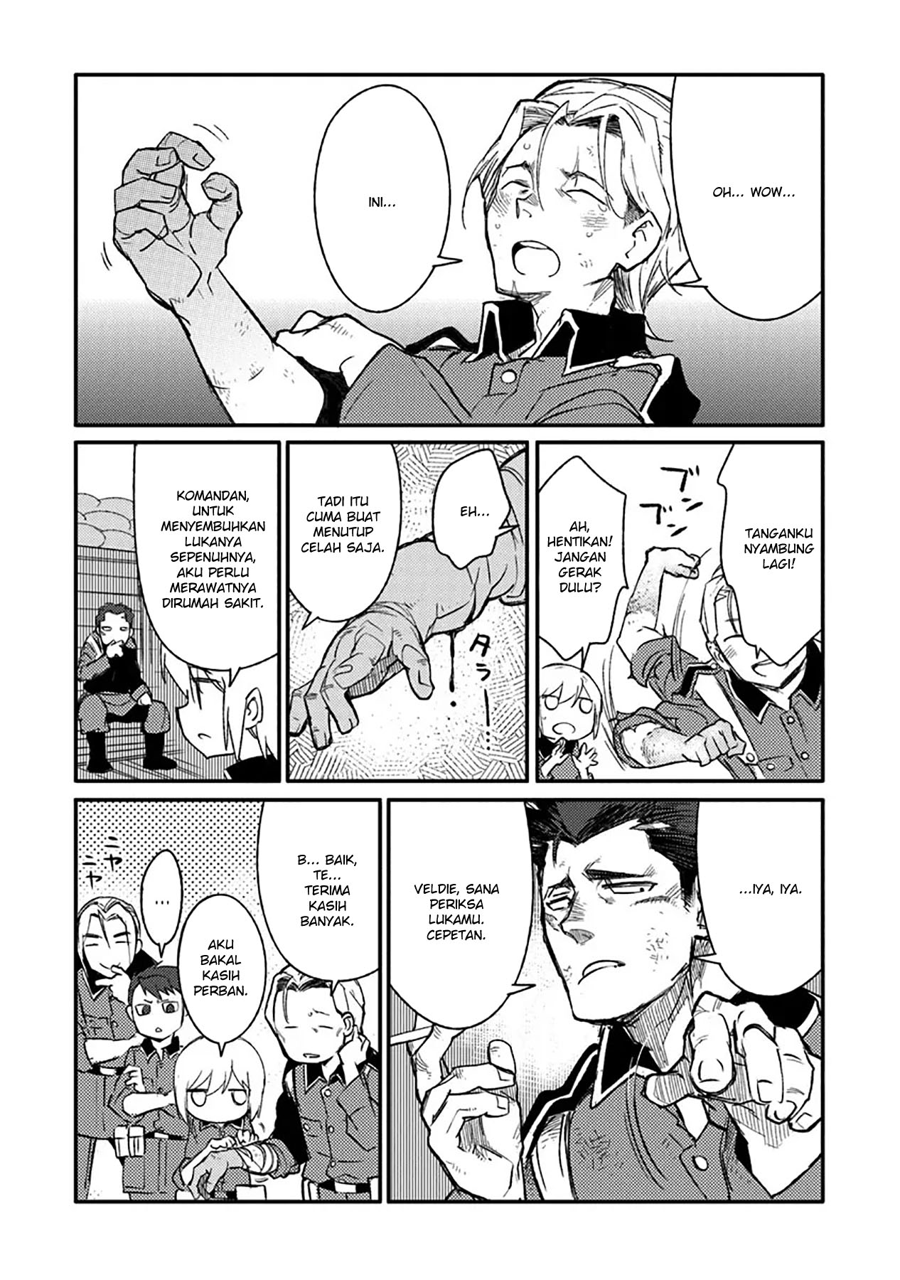 TS Eiseihei-san no Senjou Nikki Chapter 10 Gambar 29