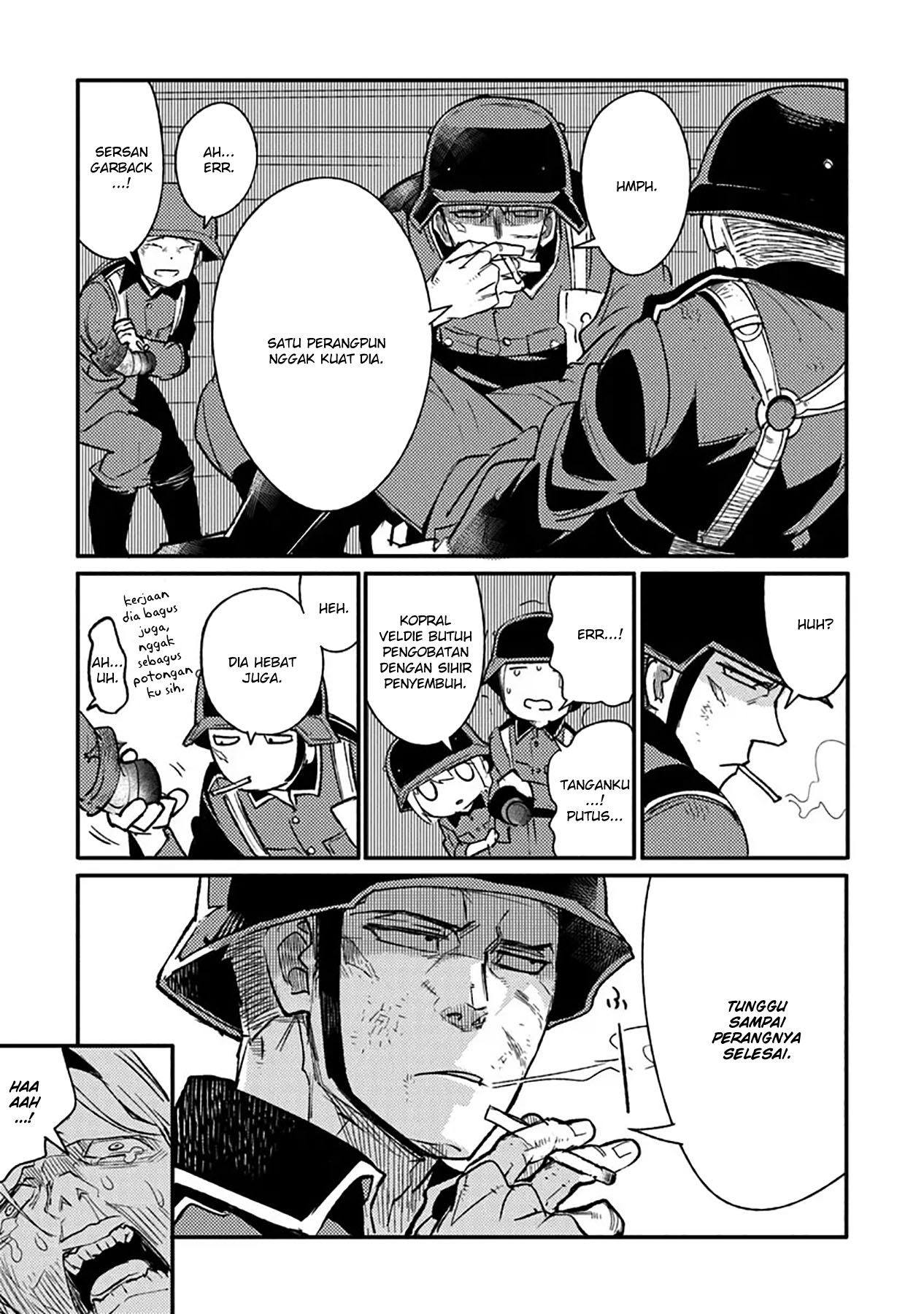 TS Eiseihei-san no Senjou Nikki Chapter 10 Gambar 22