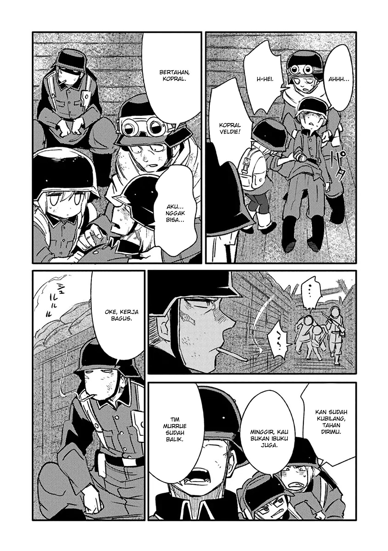 TS Eiseihei-san no Senjou Nikki Chapter 10 Gambar 23