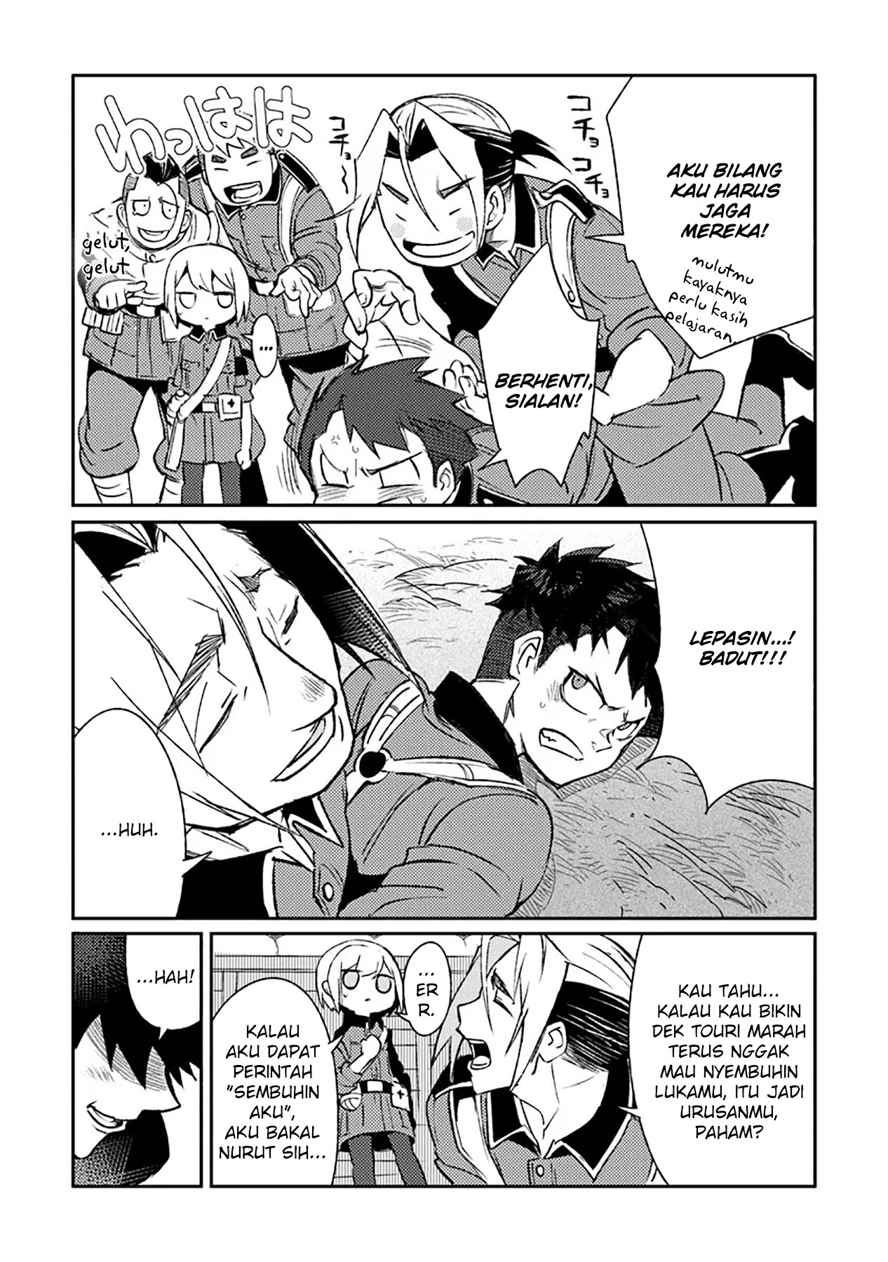 TS Eiseihei-san no Senjou Nikki Chapter 09 Gambar 17