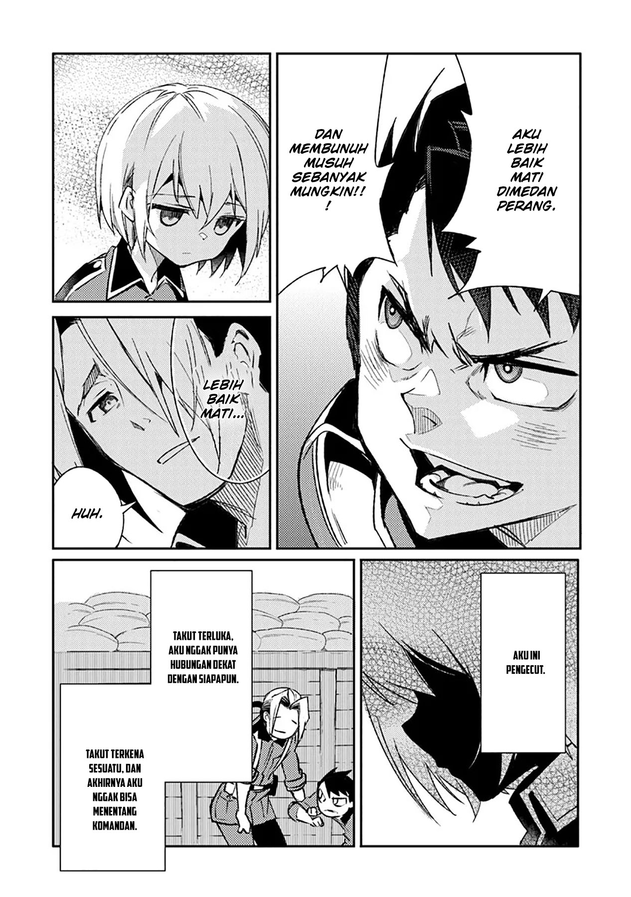 TS Eiseihei-san no Senjou Nikki Chapter 09 Gambar 18