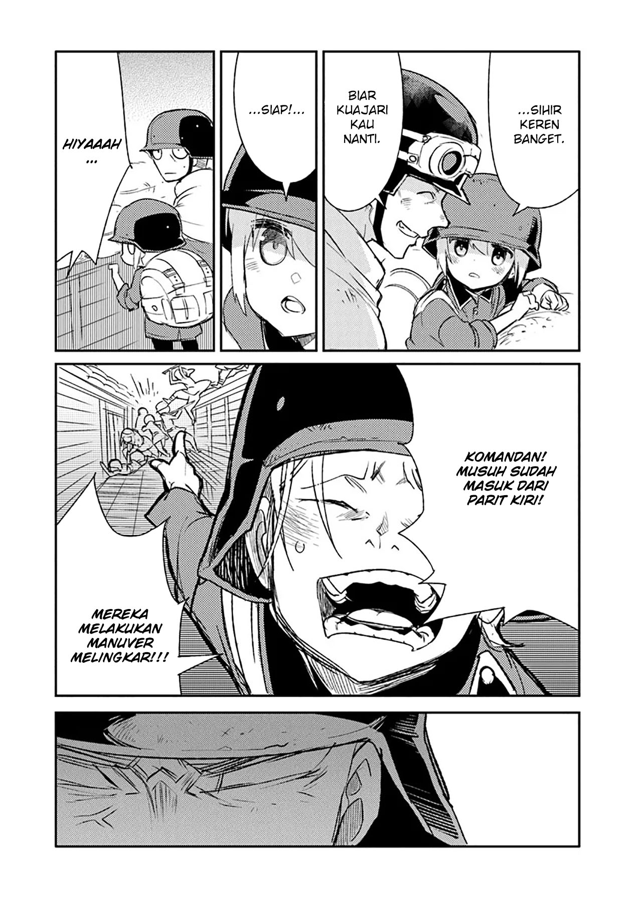 TS Eiseihei-san no Senjou Nikki Chapter 09 Gambar 35