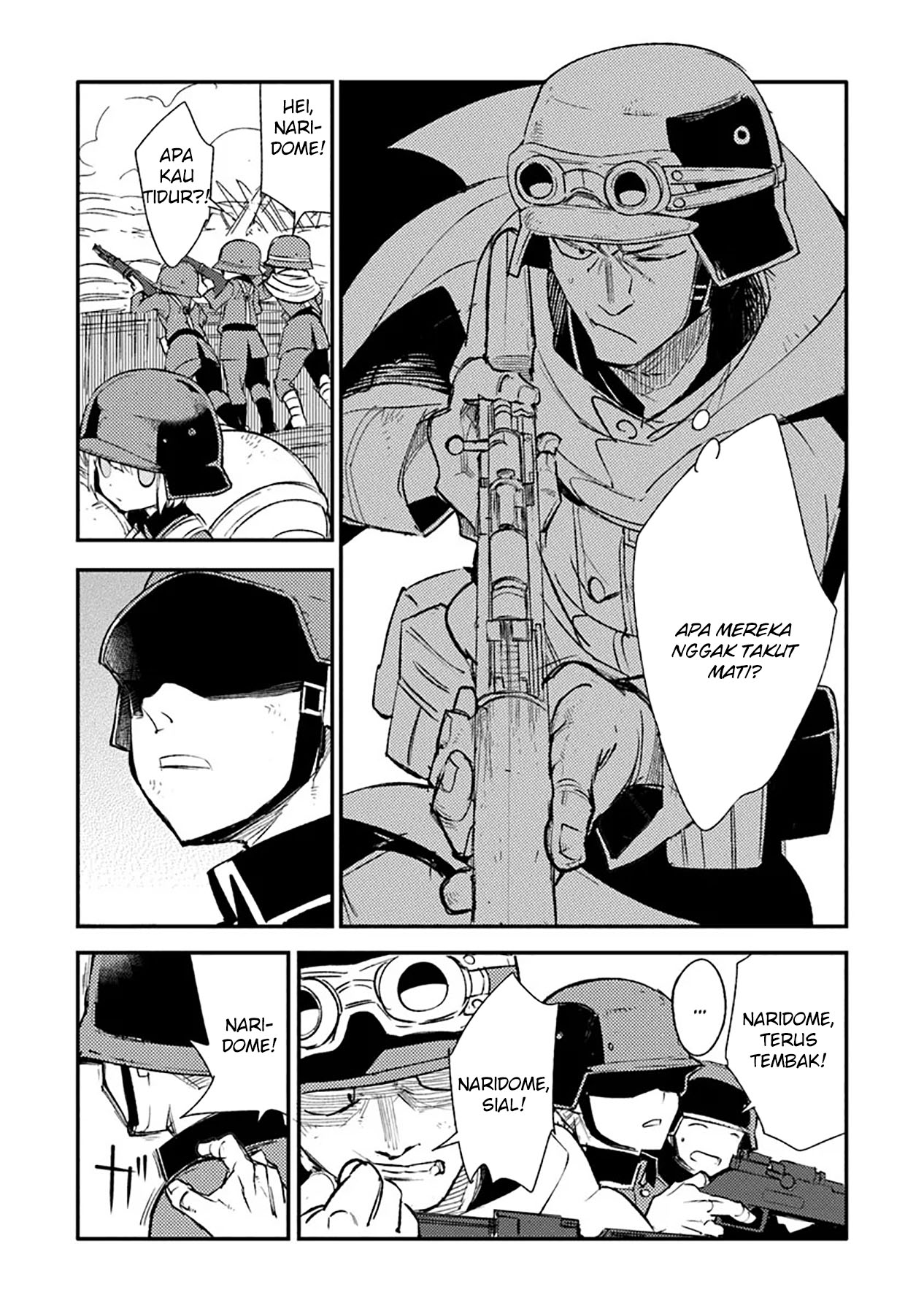 TS Eiseihei-san no Senjou Nikki Chapter 09 Gambar 39