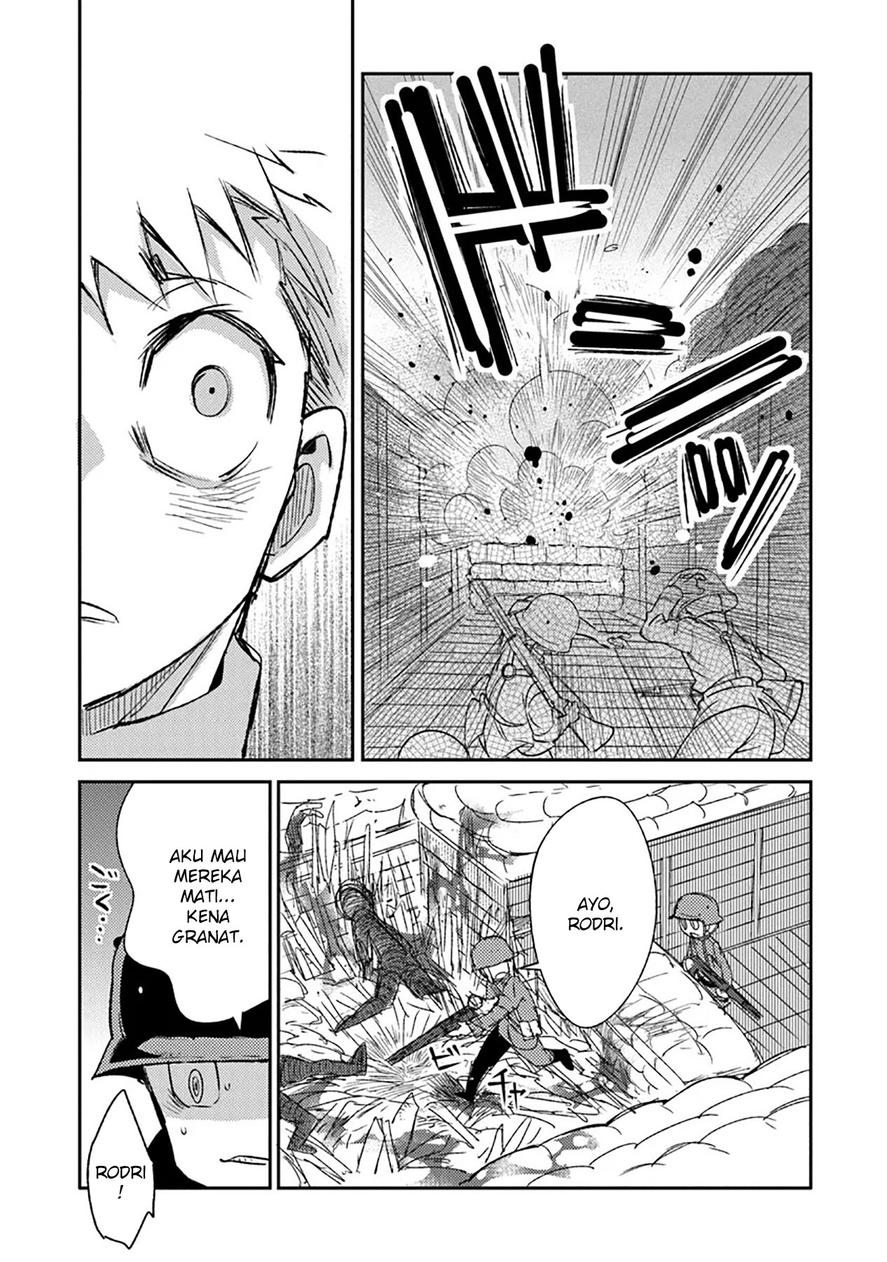 TS Eiseihei-san no Senjou Nikki Chapter 09 Gambar 32