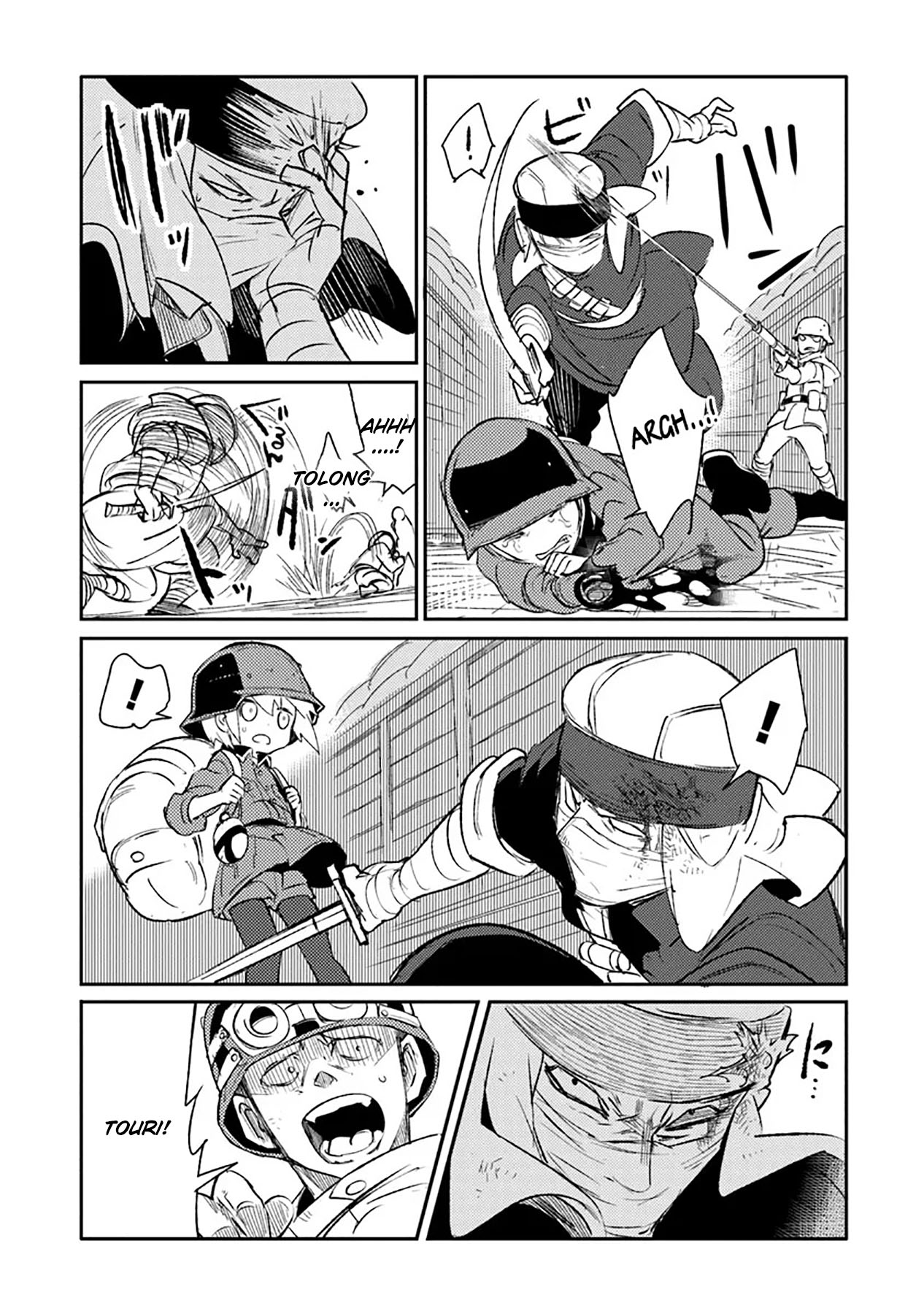 TS Eiseihei-san no Senjou Nikki Chapter 09 Gambar 44