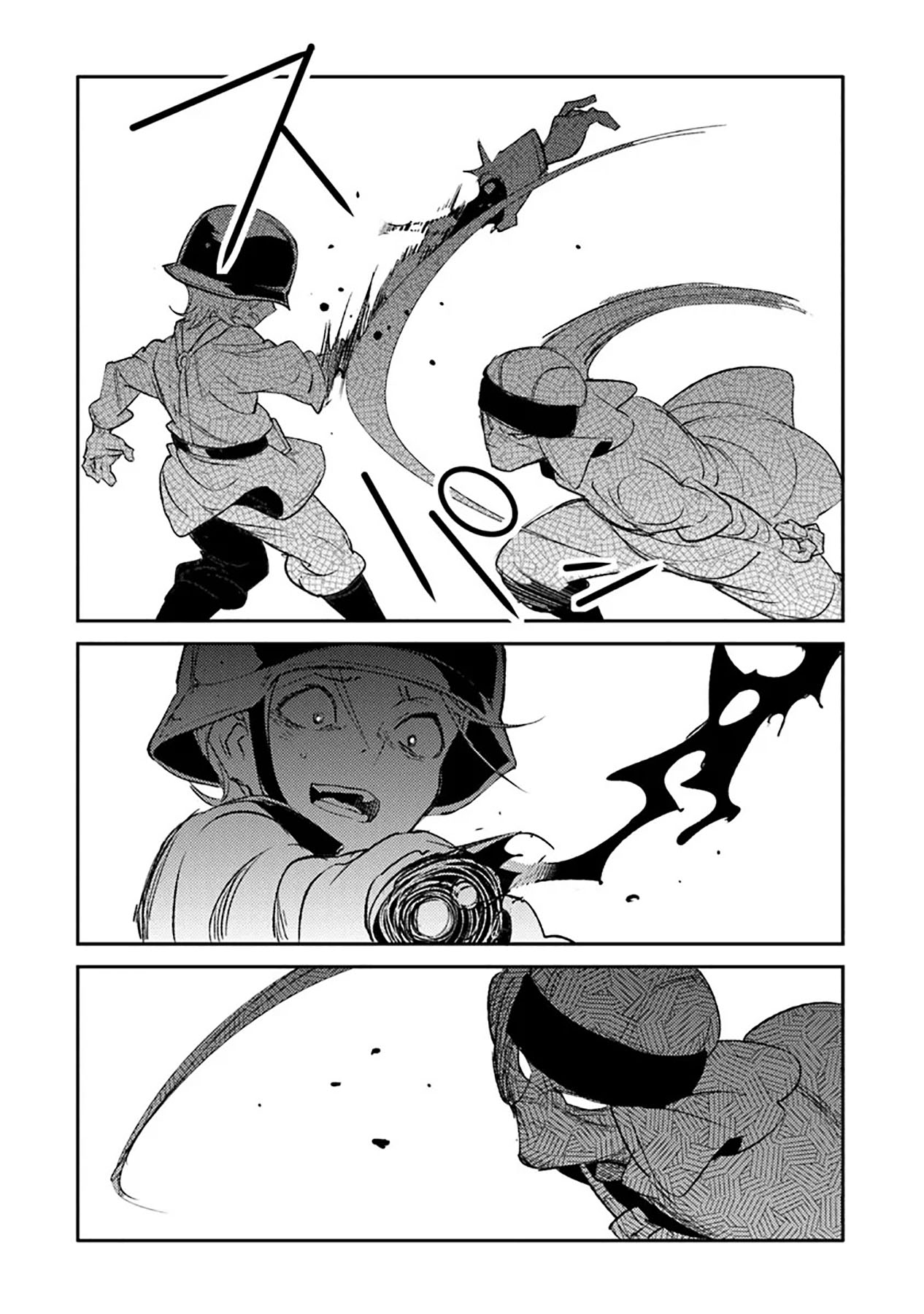 TS Eiseihei-san no Senjou Nikki Chapter 09 Gambar 42