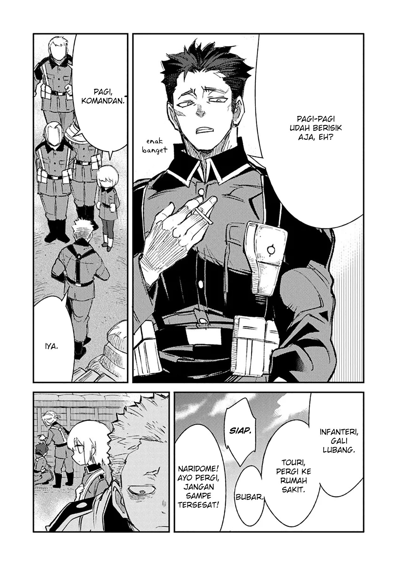 TS Eiseihei-san no Senjou Nikki Chapter 09 Gambar 9