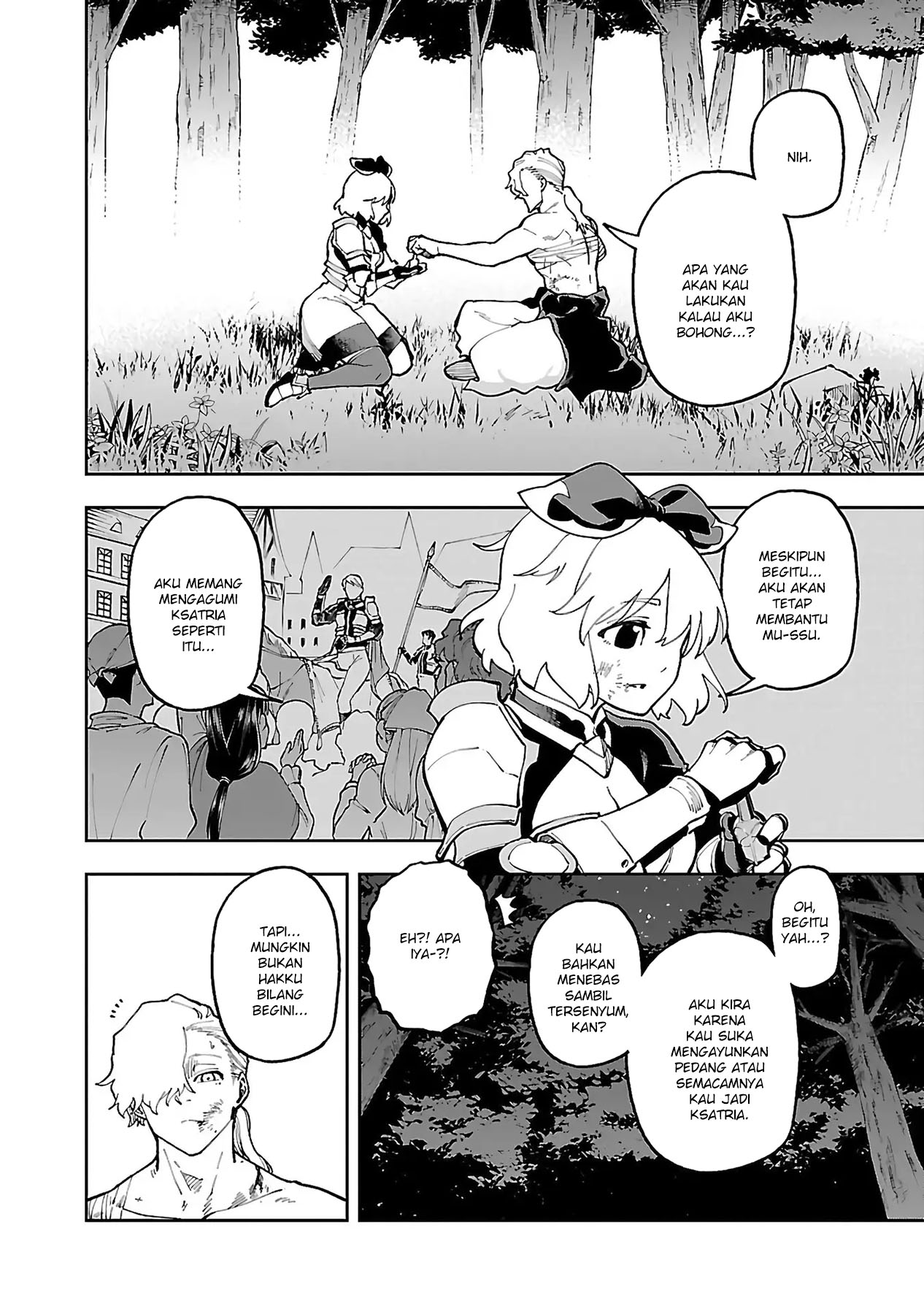 Katainaka no Ossan, Kensei ni Naru ~tada no inaka no kenjutsu shihan datta no ni, taisei shita deshi-tachi ga ore wo hottekurenai ken~ Chapter 26.2 Gambar 27