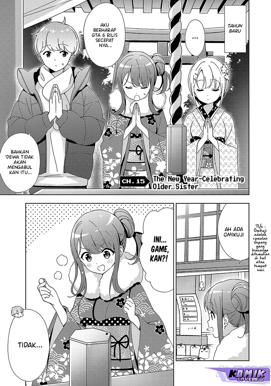 Manga Onee-chan wa Game o Suruto Hito ga Kawaru Onee-chan Chapter 15 gambar nomor 2