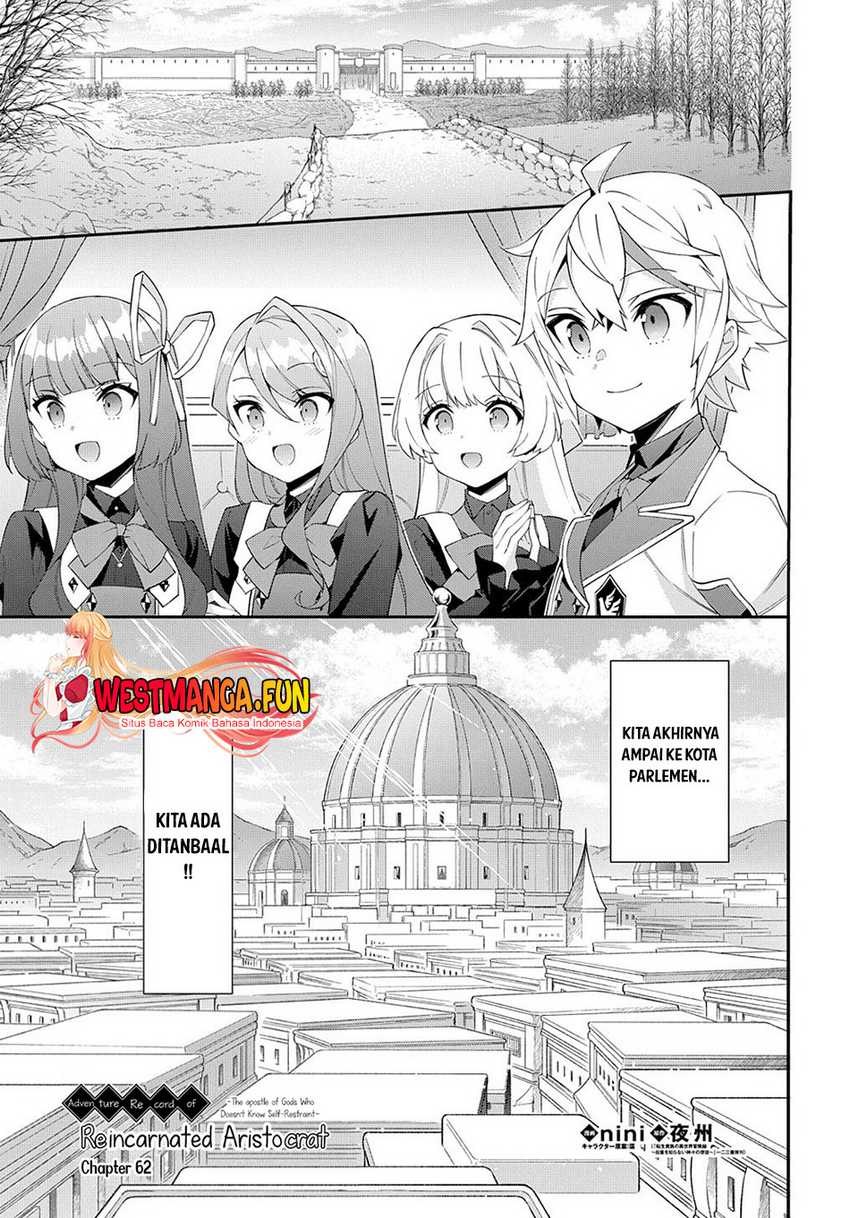 Manga Tensei Kizoku no Isekai Boukenroku ~Jichou wo Shiranai Kamigami no Shit Chapter 62 gambar nomor 2