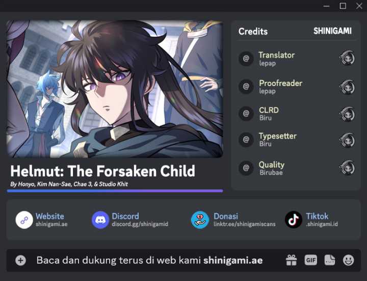 Komik Helmut: The Forsaken Child Chapter 81 gambar nomor 1
