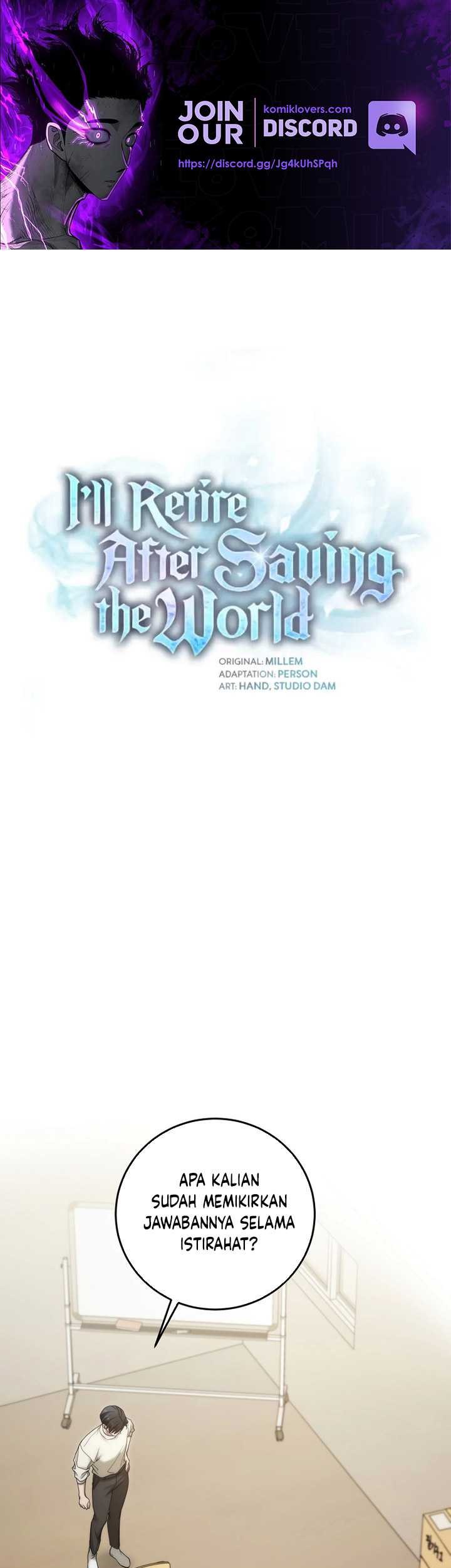 Manhwa I’ll Retire After Saving the World Chapter 27 gambar nomor 2