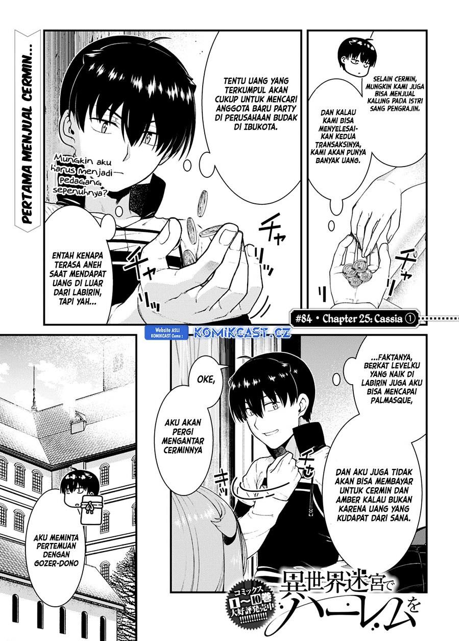 Komik Isekai Meikyuu de Harem wo Chapter 84 gambar nomor 1