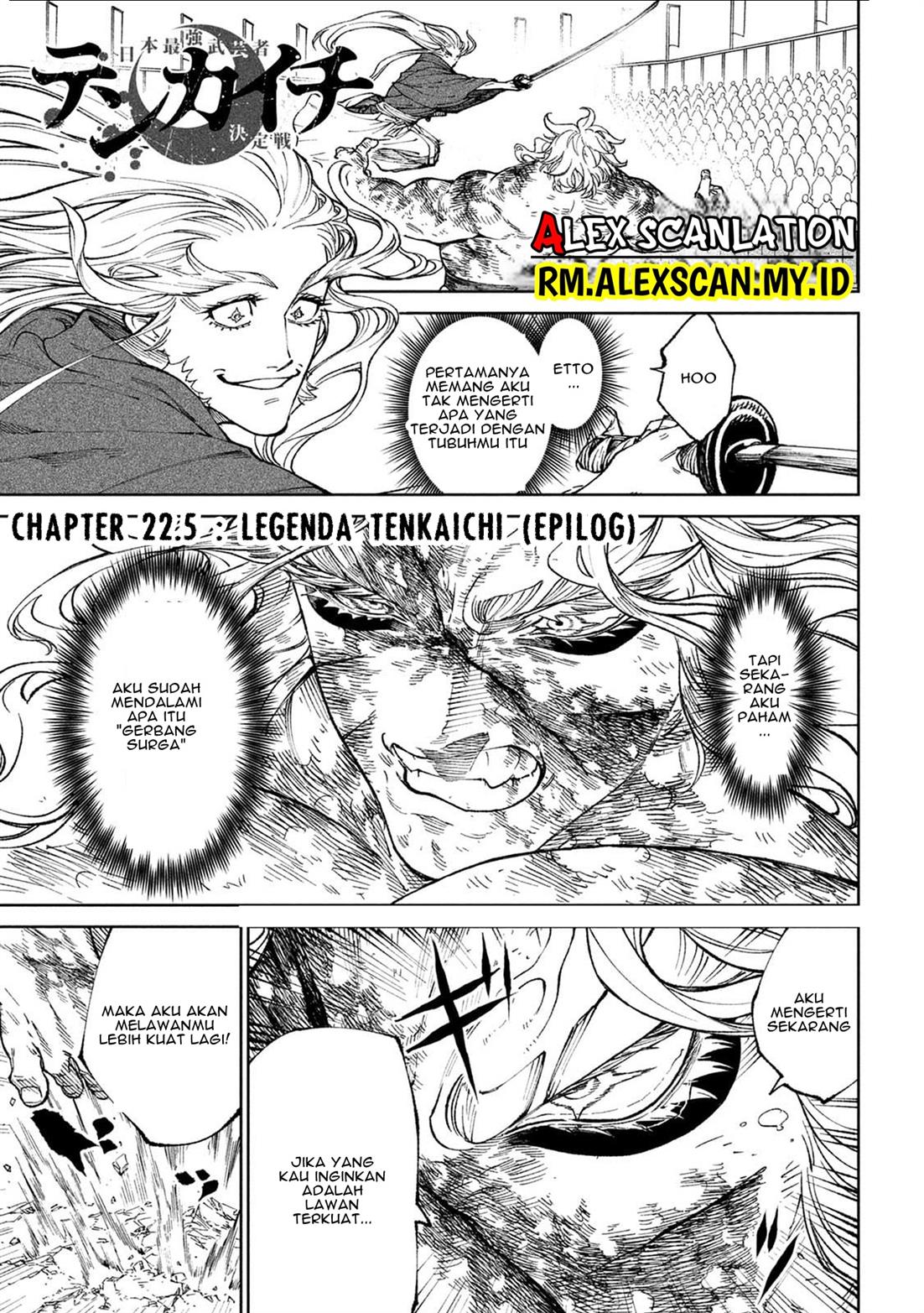 Manga Tenkaichi – Nihon Saikyou Bugeisha Ketteisen Chapter 22.5 gambar nomor 2