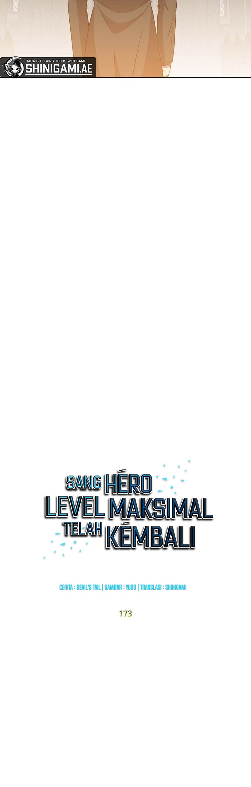 The MAX leveled hero will return! Chapter 173 Gambar 22