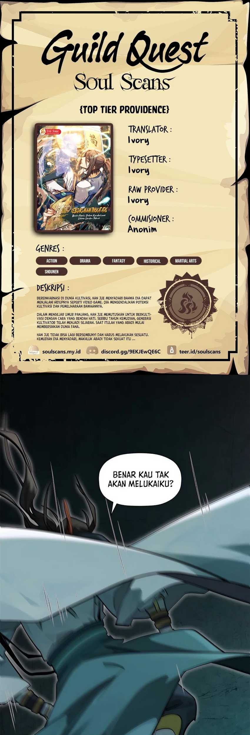 Komik Top Tier Providence: Secretly Cultivate for a Thousand Years Chapter 175 gambar nomor 1