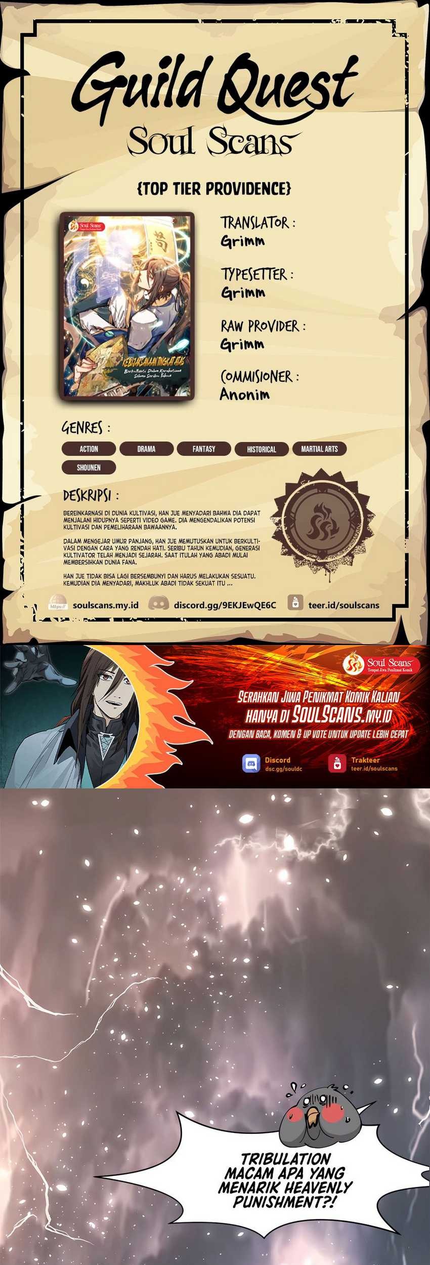 Komik Top Tier Providence: Secretly Cultivate for a Thousand Years Chapter 174 gambar nomor 1