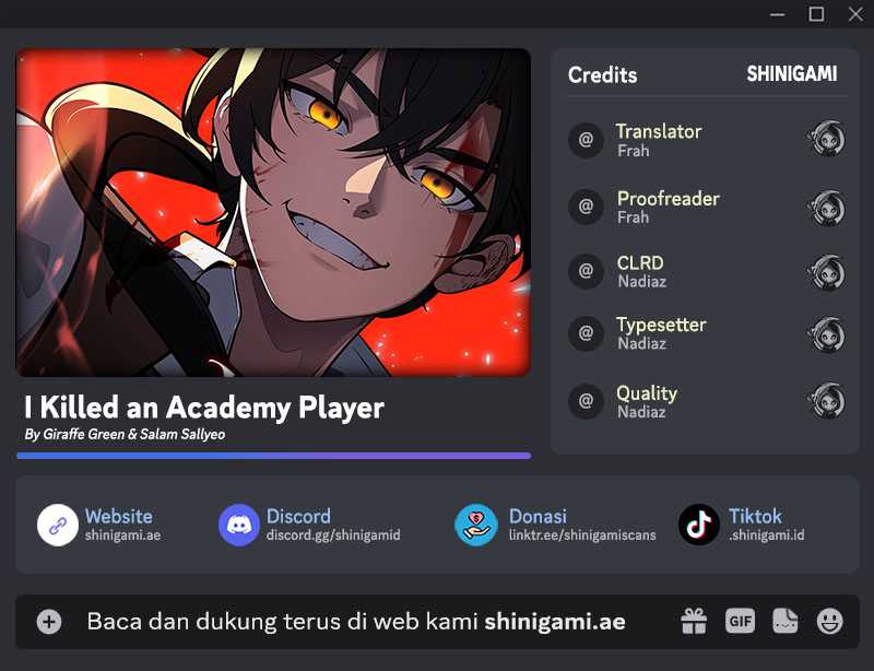 Komik I Killed An Academy Player Chapter 46 gambar nomor 1