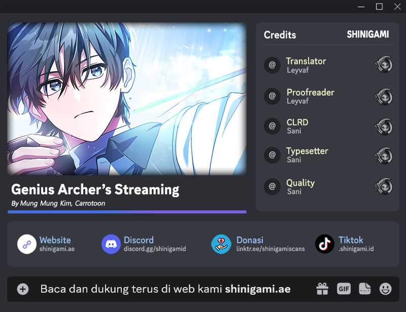 Komik Genius Archer’s Streaming Chapter 38 gambar nomor 1