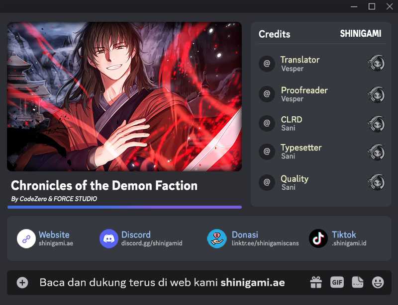 Komik Chronicles of the Demon Faction Chapter 80 gambar nomor 1