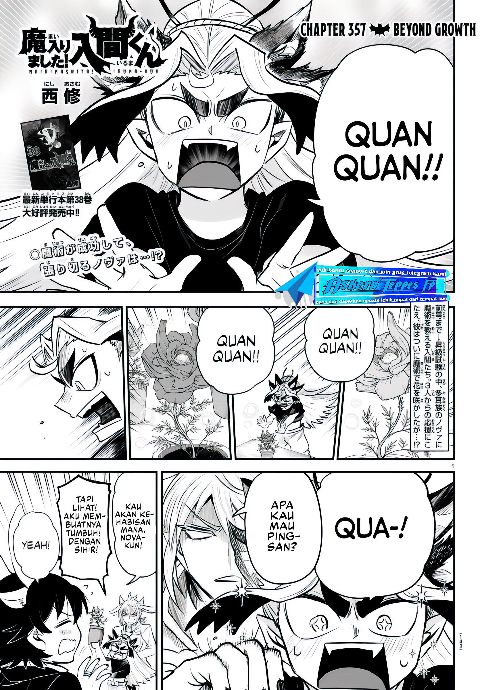 Manga Mairimashita! Iruma-kun Chapter 357 gambar nomor 2