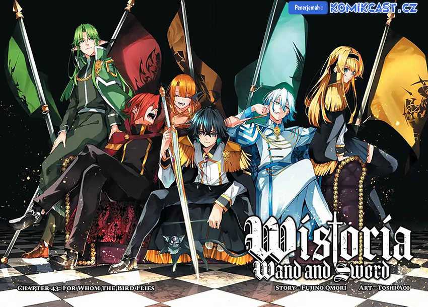 Manga Tsue to Tsurugi no Wistoria Chapter 43 gambar nomor 2