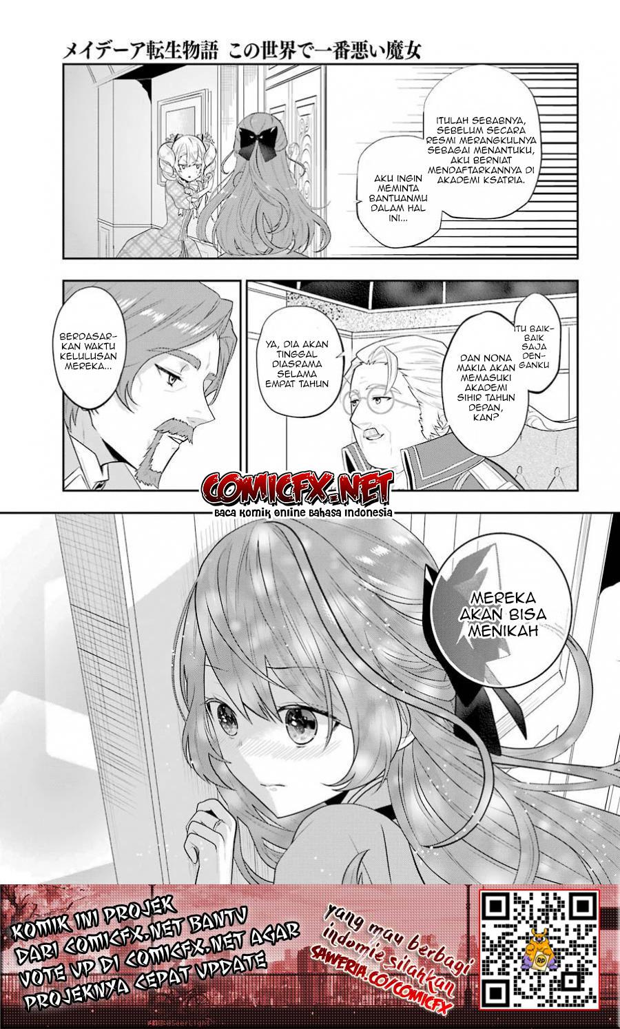 Maydare Tensei Monogatari: Kono Sekai de Ichiban Warui Majo Chapter 03 Gambar 23