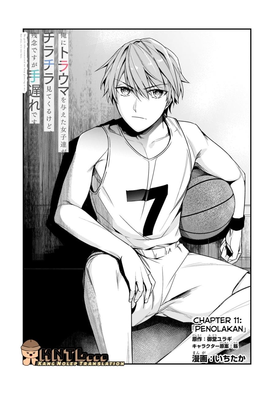 Ore ni Trauma wo Ataeta Joshi-tachi ga Chirachira Mitekuru kedo, Zannen desu ga Teokure desu Chapter 11 Gambar 3