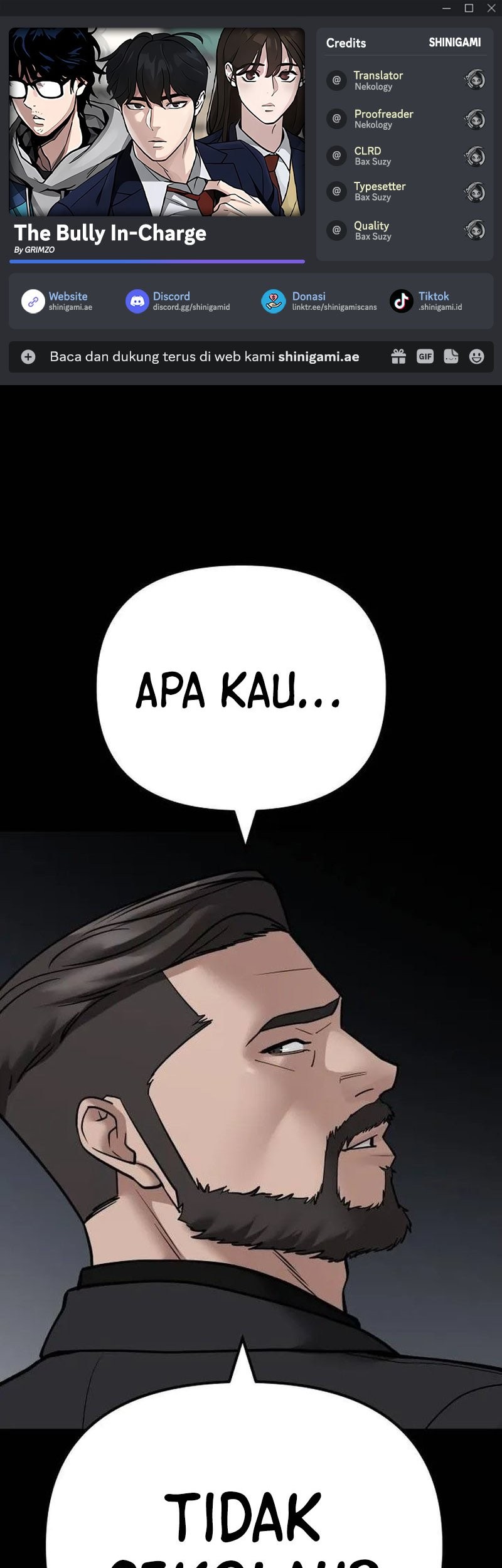 Komik The Bully In Charge Chapter 108 gambar nomor 1