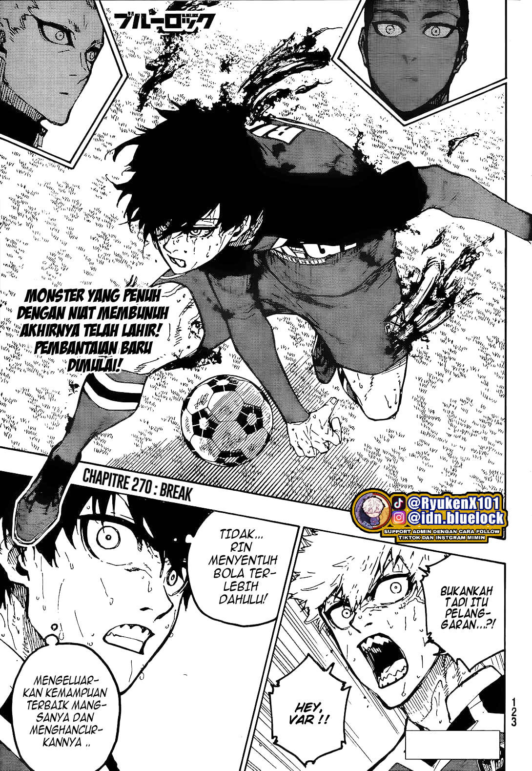 Blue Lock Chapter 270 Gambar 3