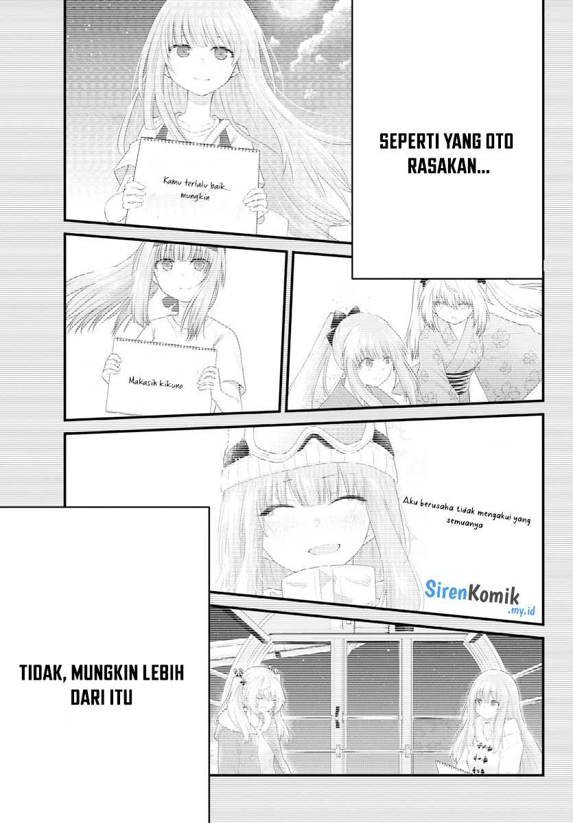 Koe ga dasenai Shoujo wa “Kanojo ga Yasashisugiru” to Omotte iru Chapter 186 Gambar 4