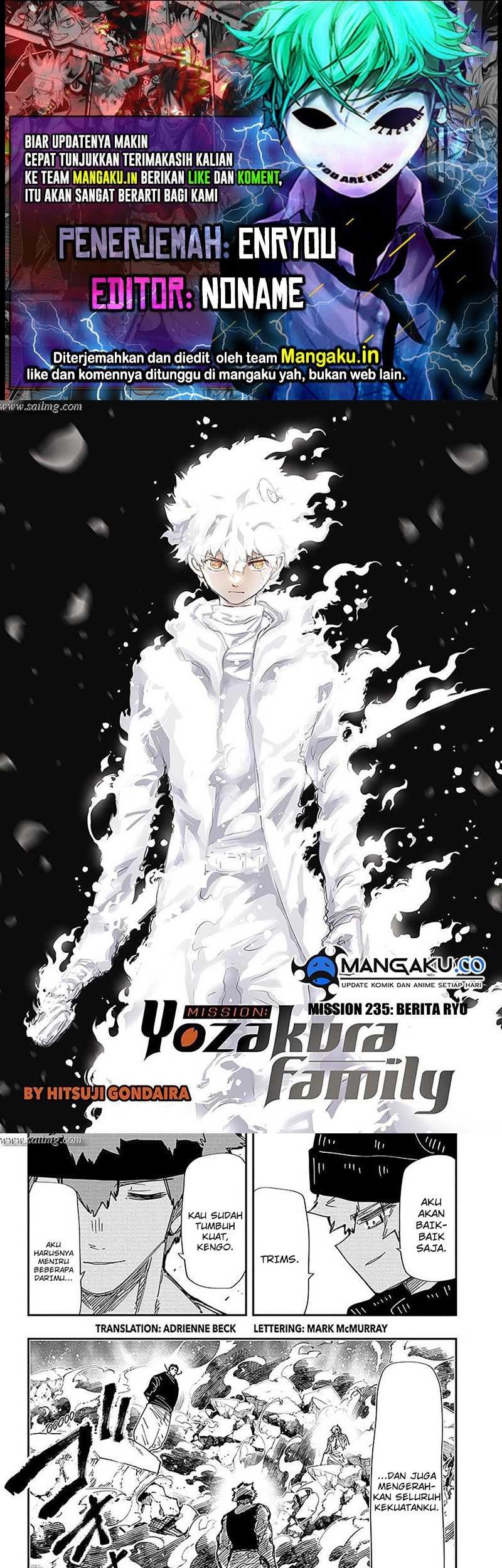 Komik Mission: Yozakura Family Chapter 235 gambar nomor 1