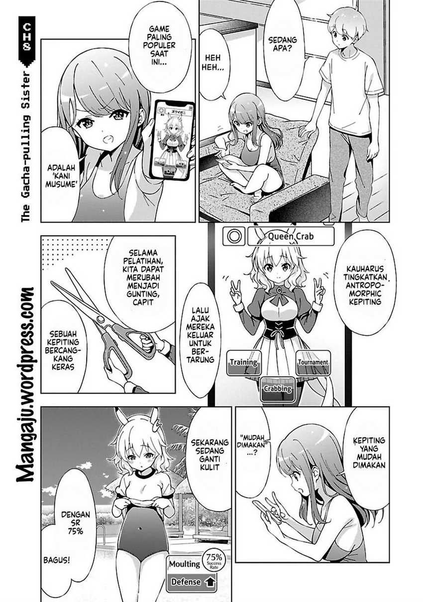 Manga Onee-chan wa Game o Suruto Hito ga Kawaru Onee-chan Chapter 08 gambar nomor 2
