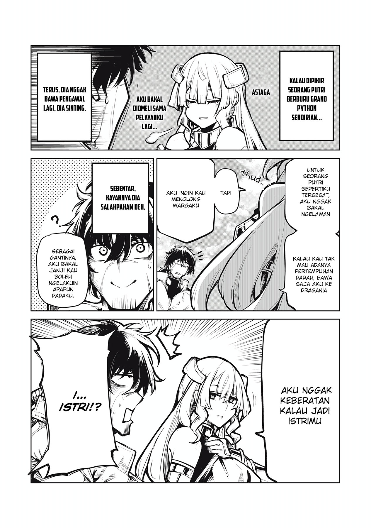 Kuni wo Owareta Ryuushi-san, Hirowareta Ringoku de Ukkari Musou shite Shimau Chapter 01 Gambar 58